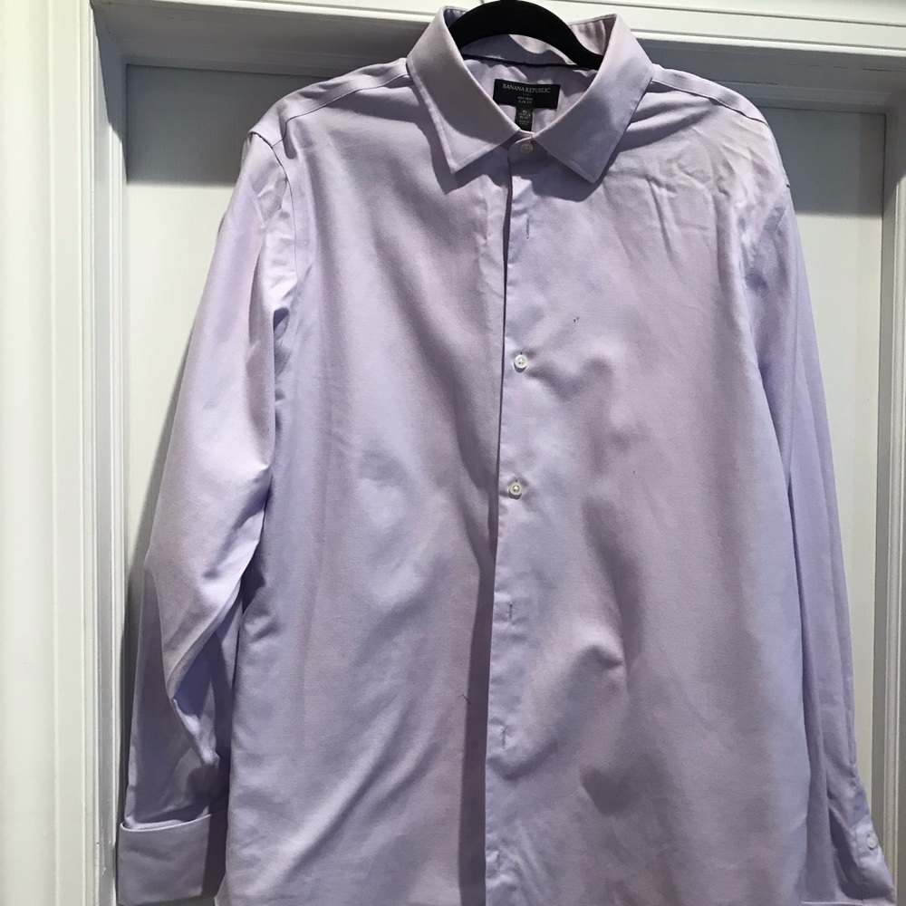 Lavender button down shirt